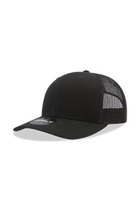 Decky Hats  DEC6021 Decky Six-Panel Trucker in Black