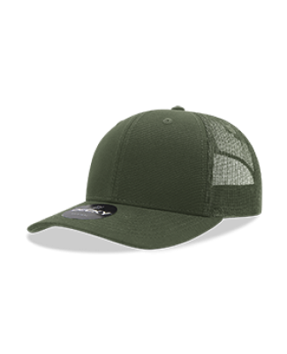 Decky Hats  DEC6021 Decky Six-Panel Trucker in Olive