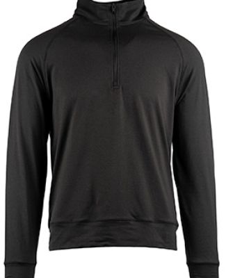 Burnside Clothing 8167 Dawn to Dusk Quarter-Zip Pu in Heather black