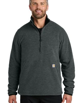 CARHARTT CT106417 Carhartt Textured 1/2-Zip Fleece in Carbonhthr