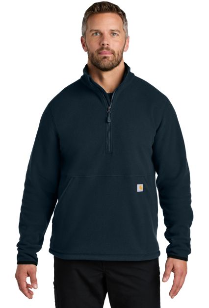 CARHARTT CT106417 Carhartt Textured 1/2-Zip Fleece in Navy