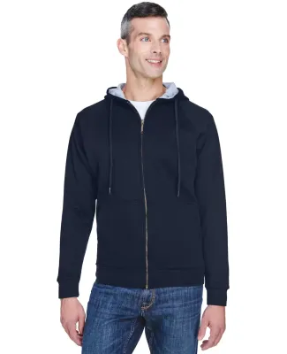 8463 UltraClub® Adult Rugged Wear Thermal-Lined F in Navy/ hthr gry