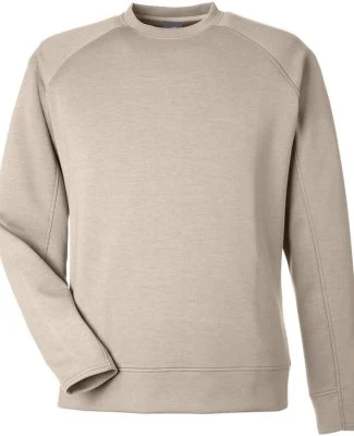 J America 8752 Apex Fleece Crewneck Sweatshirt in Mojave