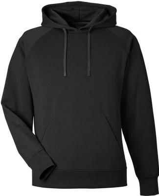 J America 8750 Apex Fleece Hooded Sweatshirt in Black