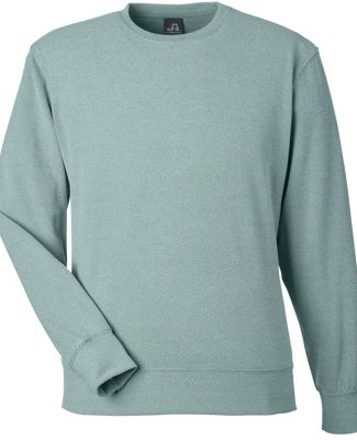 J America 8761 Element Fleece Crewneck Sweatshirt in Peacock