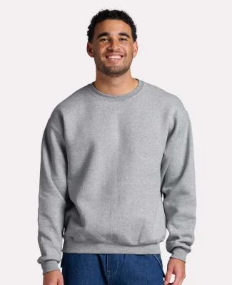 Jerzees C12MR Rugged Crewneck Sweatshirt in Athletic heather