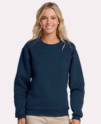 Jerzees C12MR Rugged Crewneck Sweatshirt in Washed navy