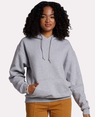 Jerzees H12MR Rugged Hooded Sweatshirt in Athletic heather