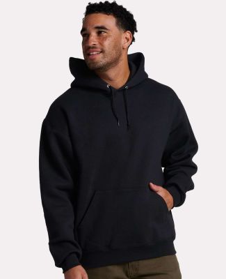 Jerzees H12MR Rugged Hooded Sweatshirt in Black ink
