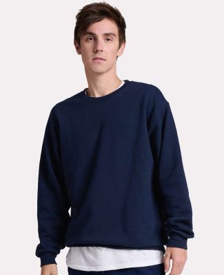 Jerzees IC48MR Ultimate CVC Crewneck Sweatshirt in J. navy