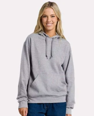 Jerzees IC49MR Ultimate CVC Hooded Sweatshirt in Athletic heather