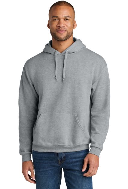 Jerzees IC49MR Ultimate CVC Hooded Sweatshirt in Athletic heather