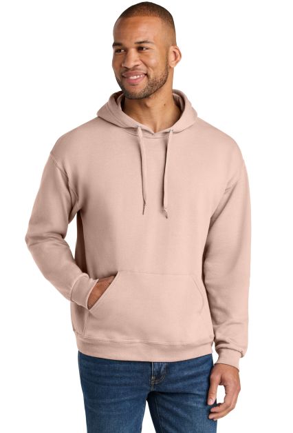 Jerzees IC49MR Ultimate CVC Hooded Sweatshirt in Blush pink