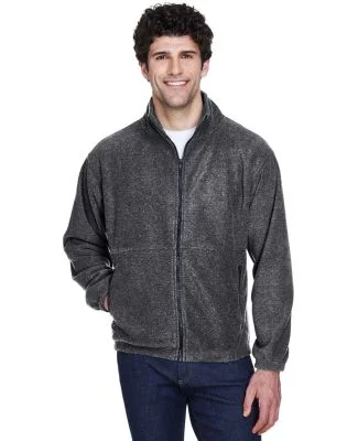8485 UltraClub® Polyester Adult Iceberg Fleece Fu in Charcoal