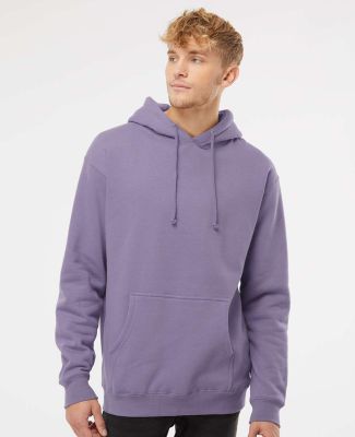 Independent Trading IND4000 Heavyweight Hooded Swe in Plum