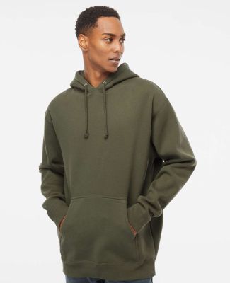 Independent Trading IND4000 Heavyweight Hooded Swe in Army