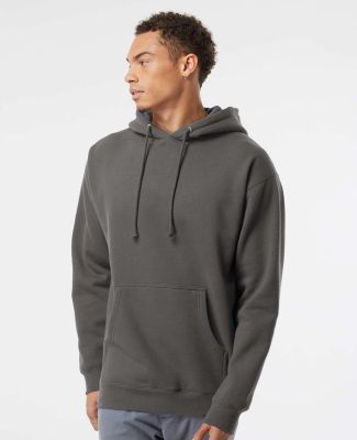 Independent Trading IND4000 Heavyweight Hooded Swe in Charcoal