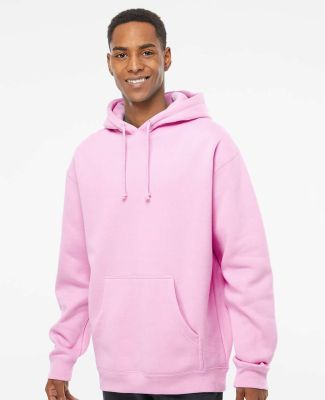 Independent Trading IND4000 Heavyweight Hooded Swe in Light pink
