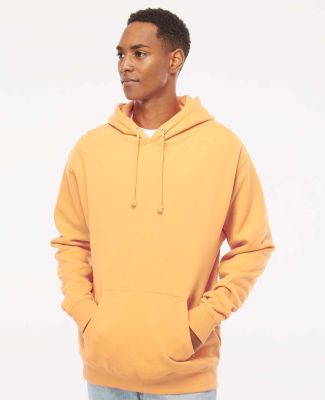Independent Trading IND4000 Heavyweight Hooded Swe in Peach