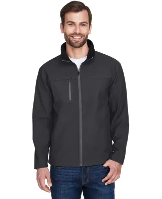 8280 UltraClub® Adult Polyester Soft Shell Jacket in Black