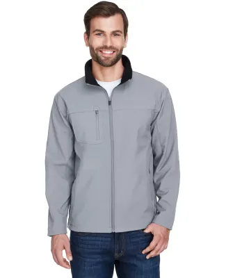 8280 UltraClub® Adult Polyester Soft Shell Jacket in Medium grey