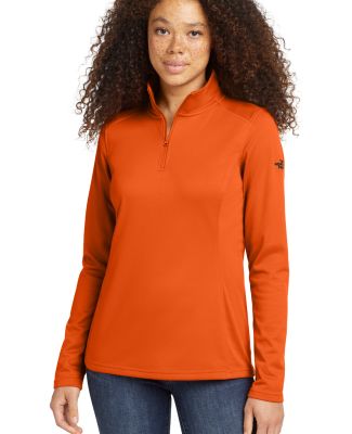 The North Face A3LHC     Ladies Tech 1/4-Zip Fleec in Orange ochre