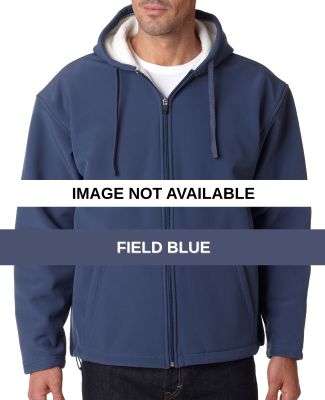 8285 UltraClub® Adult Blend Sherpa Soft Shell Jac Field Blue