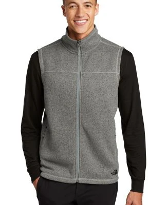 The North Face A47FA     Sweater Fleece Vest in Tnf med gry he