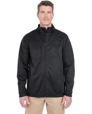 8477 UltraClub® Adult Blend Soft Shell Solid Jack in Black