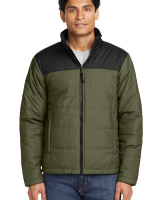 The North Face A529K    Everyday Insulated Jacket in Burnt olive gn