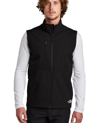 The North Face A5542     Castle Rock Soft Shell Ve in Tnf black