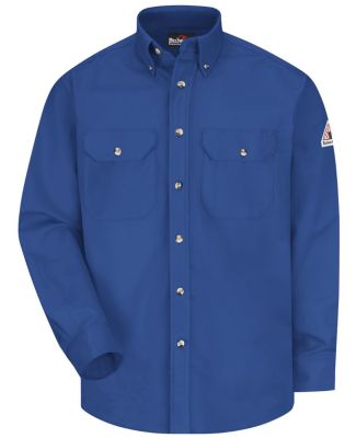 Bulwark SLU2 Dress Uniform Shirt - Excel FR Comfor in Royal blue