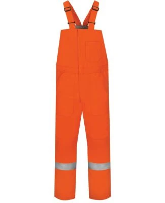 Bulwark BLCST Deluxe Insulated Bib Overall with Re in Orange