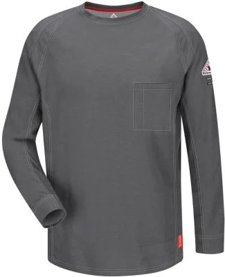 Bulwark QT32T Flame Resistant Long Sleeve Shirt -  in Charcoal