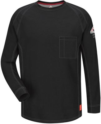 Bulwark QT32T Flame Resistant Long Sleeve Shirt -  in Black