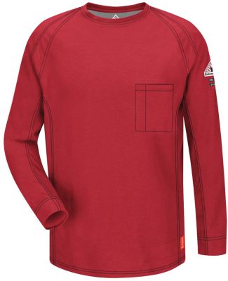 Bulwark QT32T Flame Resistant Long Sleeve Shirt -  in Red