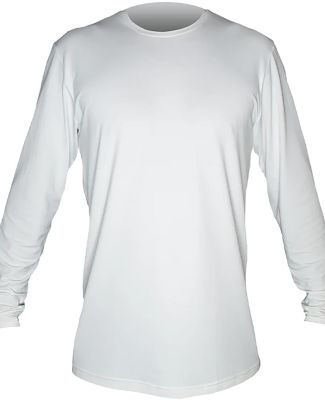 Anetik MVLPRL8 Low Pro Tech Long Sleeve T-Shirt in White heathered