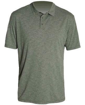 Anetik MPLPRS0 Low Pro Tech Polo in Dark olive heathered