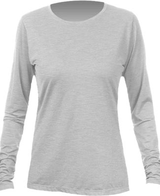 Anetik WSBRZL0 Women's Breeze Tech Long Sleeve T-S in Alloy heathered
