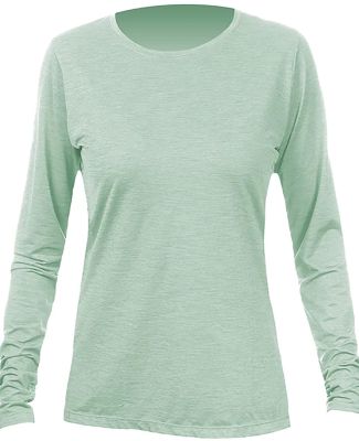 Anetik WSBRZL0 Women's Breeze Tech Long Sleeve T-S in Olive heathered