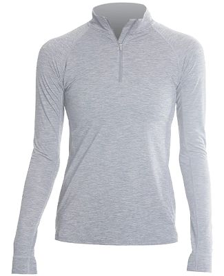 Anetik WSFLTL0 Women's Flight Tech Quarter-Zip in Alloy heathered