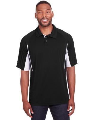Holloway 222530 Two-Tone Avenger Polo in Black/ white