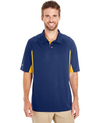 Holloway 222530 Two-Tone Avenger Polo in Navy/ light gold