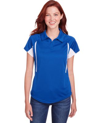 Holloway 222730 Women's Two-Tone Avenger Polo in Royal/ white