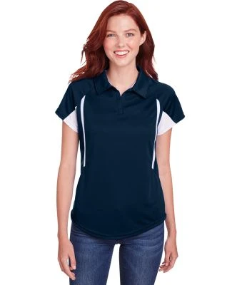 Holloway 222730 Women's Two-Tone Avenger Polo in Navy/ white