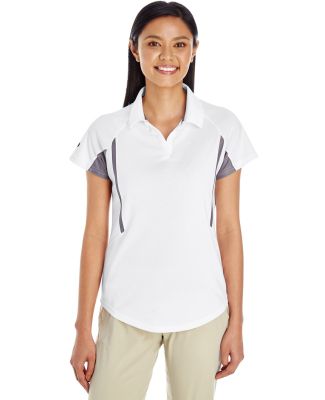 Holloway 222730 Women's Two-Tone Avenger Polo in White/ graphite