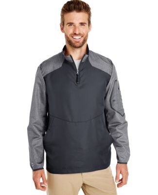 Holloway 229155 Raider Quarter-Zip Jacket in Carbon print/ black