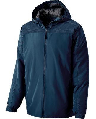 Holloway 229017 Bionic Hooded Jacket in Navy/ carbon