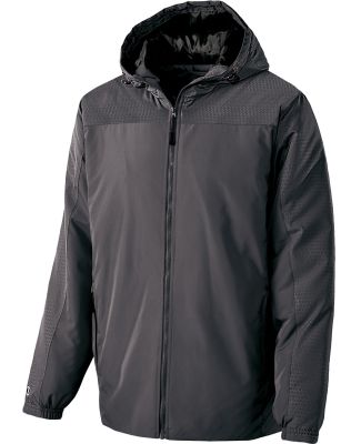 Holloway 229017 Bionic Hooded Jacket in Carbon/ black