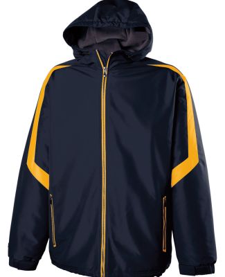 Holloway 229059 Charger Hooded Jacket in Navy/ light gold